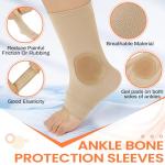 Silipull Knee Pads and Ankle Gel Socks Set