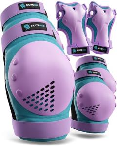 Kids Knee and Elbow Pad Set with Wrist Guards