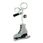 Popfizzy Rhinestone Ice Skate Keychain for Girls