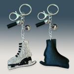 Popfizzy Rhinestone Ice Skate Keychain for Girls