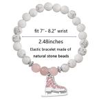 BNQL Figure Skating Charm Bracelet for Women