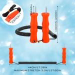 Retractable Ice Picks with Whistle for Skating