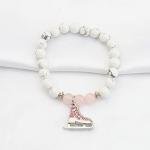 BNQL Figure Skating Charm Bracelet for Women