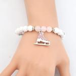 BNQL Figure Skating Charm Bracelet for Women