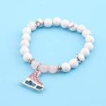 BNQL Figure Skating Charm Bracelet for Women