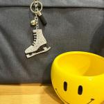 Popfizzy Rhinestone Ice Skate Keychain for Girls
