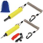 Retractable Ice Fishing Safety Picks with Lanyard