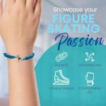 Infinity Collection Ice Skating Charm Bracelet