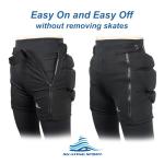 Skating Spirit Zip-On Padded Crash Pants