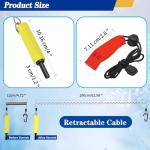 Retractable Ice Fishing Safety Picks with Lanyard