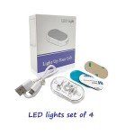 LED Skateboard Underglow Lights - Set of 4