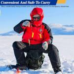 Retractable Ice Fishing Safety Picks with Lanyard