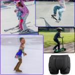 3D Hip Protective Pads for Skating Pants