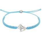 Infinity Figure Skating Charm Bracelet - Blue
