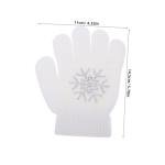 Warm Rhinestone Ice Skating Gloves for Adults