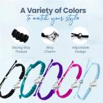 Infinity Figure Skating Charm Bracelet - Blue