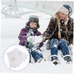 Warm Rhinestone Ice Skating Gloves for Adults