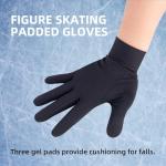 Padded Figure Skating Gloves for Women and Girls