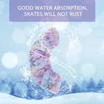 LiuHuo Winter Skating Blade Cover with Snowflakes