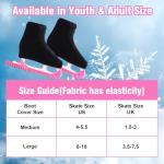 Velvet Waterproof Skate Boot Covers for Ice & Roller