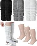 Chuarry 6 Pair Women’s Skating Leg Warmers