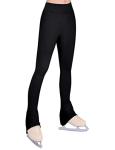 Girls' Ice Skating Bell Bottom Pants - Black