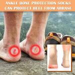 Geyoga Women’s Figure Skating Padded Socks - Beige