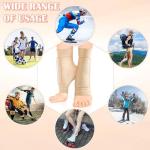 Geyoga Women’s Figure Skating Padded Socks - Beige