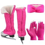 Ultrafun Fleece Figure Skating Leg Warmers Set