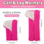 Ultrafun Fleece Figure Skating Leg Warmers Set