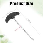 Larrel Carbon Steel Skate Lace Tighteners (Black)