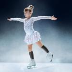 12 Pairs Colorful Figure Skating Socks for Women