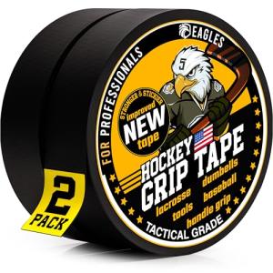 Black 1-Inch Hockey Grip Tape - 2 Rolls