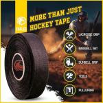 Black 1-Inch Hockey Grip Tape - 2 Rolls