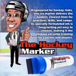 Durable Blue Hockey Rink Line Marker