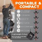 Portable Hockey Gear Drying Rack with Hooks