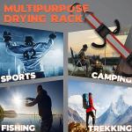 Portable Hockey Gear Drying Rack with Hooks