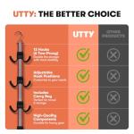 Portable Hockey Gear Drying Rack with Hooks