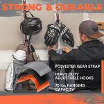 Portable Hockey Gear Drying Rack with Hooks