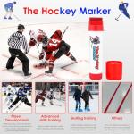 Red Hockey Marker for Ice Rink Training