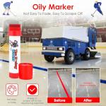 Red Hockey Marker for Ice Rink Training
