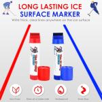 Red Hockey Marker for Ice Rink Training