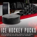 Franklin Sports Ice Hockey Pucks - 3 Pack