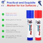 Red Hockey Marker for Ice Rink Training