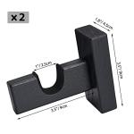 TOBWOLF Hockey Stick Display Case - Wall Mount