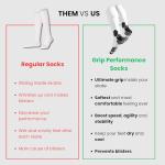Non-Slip RocketGrip Hockey Socks for Players