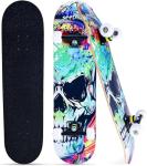 Cool Skull Skateboard for Beginners and Pros