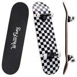 WhiteFang Complete Skateboard for Beginners and Kids