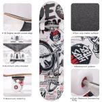 31" Double Kick Skateboard with Custom Graphics