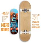 Rudeboys 17-Inch Mini Wooden Cruiser Skateboard